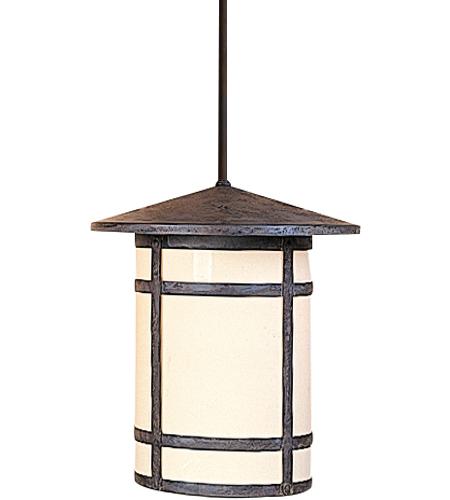 Arroyo Craftsman BSH-11LF-RC Berkeley 1 Light 11 inch Raw Copper Pendant Ceiling Light in Frosted