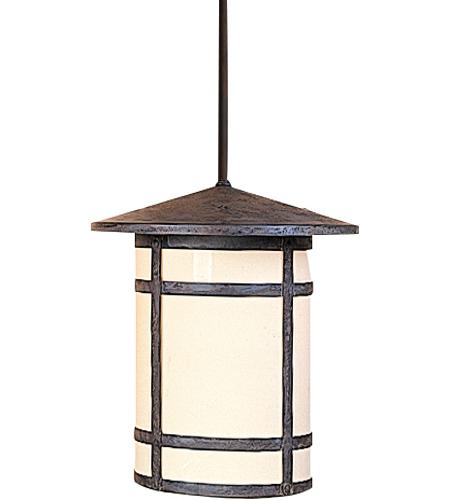 Arroyo Craftsman BSH-14LF-P Berkeley 1 Light 14 inch Pewter Pendant Ceiling Light in Frosted