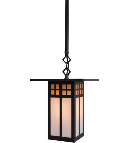 Arroyo Craftsman Gsh 9gwc Bz Glasgow 1 Light 9 Inch Bronze Pendant Ceiling Light