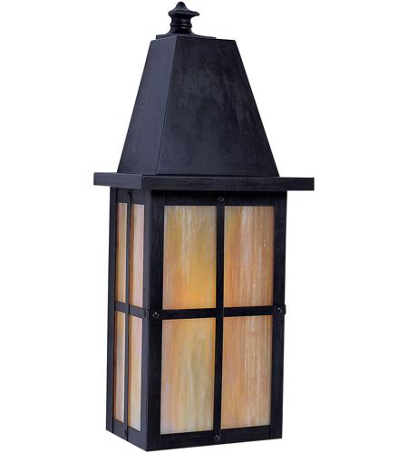 Arroyo Craftsman HW-6F-MB Hartford 1 Light 6 inch Mission Brown Wall Mount Wall Light in Frosted photo