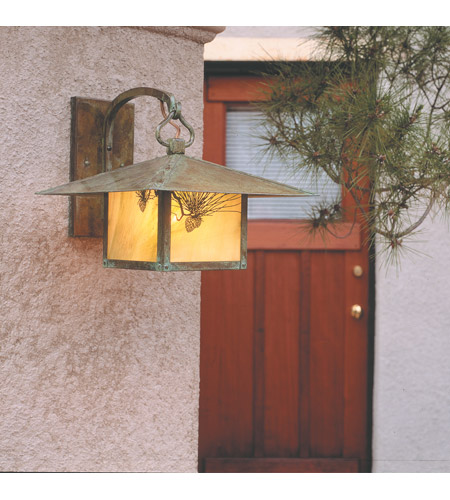 Arroyo Craftsman MB-17PFCR-RC Monterey 1 Light 17 inch Raw Copper Wall Mount Wall Light in Cream photo
