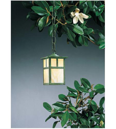 Arroyo Craftsman MH-5TWO-P Mission 1 Light 5 inch Pewter Pendant Ceiling Light in White Opalescent, T-Bar Overlay MH-5TGW-VP-env.jpg