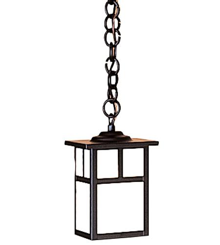 Arroyo Craftsman MH-5ERM-P Mission 1 Light 5 inch Pewter Pendant Ceiling Light in Rain Mist, No Accent