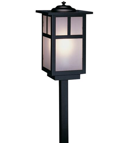 Arroyo Craftsman MSP-6TOF-MB Mission 60 watt Mission Brown Landscape Light in Off White, T-Bar Overlay photo