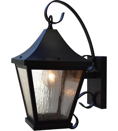 Arroyo Craftsman NAB-8RM-MB Nantes 1 Light 16 inch Mission Brown Outdoor Wall Mount in Rain Mist