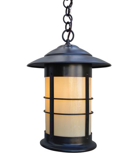 Arroyo Craftsman NH-14AM-AB Newport 1 Light 14 inch Antique Brass Pendant Ceiling Light in Almond Mica