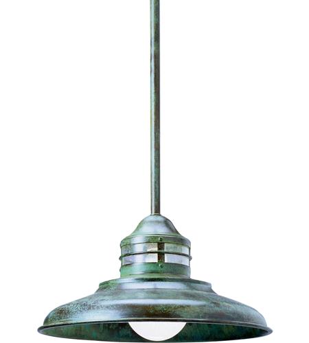 Arroyo Craftsman NSH-17RM-AB Newport 1 Light 17 inch Antique Brass Pendant Ceiling Light in Rain Mist