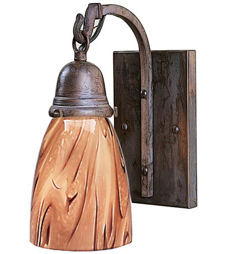 Arroyo Craftsman SB-1-S Simplicity 1 Light 4 inch Slate Wall Mount Wall Light, Glass Sold Separately photo