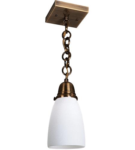 Arroyo Craftsman SH-1-AB Simplicity 1 Light 4 inch Antique Brass Pendant Ceiling Light, Glass Sold Separately photo