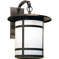 Arroyo Craftsman BB-11LF-BK Berkeley 1 Light 15 inch Satin Black Outdoor Wall Mount in Frosted photo thumbnail