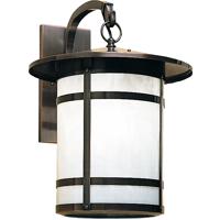 Arroyo Craftsman BB-14LCR-RB Berkeley 1 Light 19 inch Rustic Brown Outdoor Wall Mount in Cream photo thumbnail