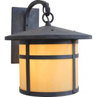Arroyo Craftsman BB-11F-N Berkeley 1 Light 12 inch Nickel Outdoor Wall Mount in Frosted thumb
