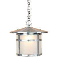 Arroyo Craftsman BH-14F-AB Berkeley 1 Light 14 inch Antique Brass Pendant Ceiling Light in Frosted photo thumbnail