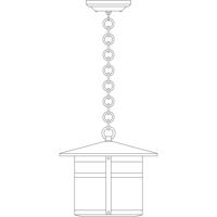 Arroyo Craftsman BH-11OF-AB Berkeley 1 Light 11 inch Antique Brass Pendant Ceiling Light in Off White thumb
