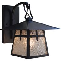 Arroyo Craftsman CB-8HM-AC Carmel 1 Light 8 inch Antique Copper Wall Mount Wall Light in Amber Mica photo thumbnail