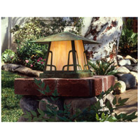 Arroyo Craftsman CC-15BF-P Carmel 1 Light 12 inch Pewter Column Mount in Frosted alternative photo thumbnail