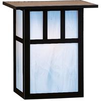 Arroyo Craftsman HS-10AOF-RB Huntington 1 Light 10 inch Rustic Brown Outdoor Wall Mount in Off White thumb