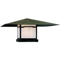 Arroyo Craftsman MC-36TF-S Monterey 1 Light 17 inch Slate Column Mount in Frosted photo thumbnail