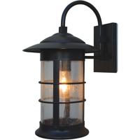 Arroyo Craftsman NB-14LF-S Newport 1 Light 27 inch Slate Outdoor Wall Mount in Frosted photo thumbnail