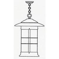 Arroyo Craftsman NH-19LWO-S Newport 1 Light 19 inch Slate Pendant Ceiling Light in White Opalescent photo thumbnail