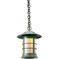 Arroyo Craftsman NH-9OF-MB Newport 1 Light 9 inch Mission Brown Pendant Ceiling Light in Off White photo thumbnail