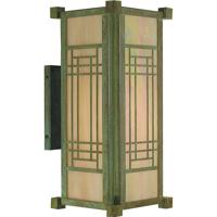 Arroyo Craftsman SDB-6CS-S Scottsdale 1 Light 14 inch Slate Outdoor Wall Mount in Clear Seedy photo thumbnail