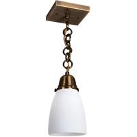 Arroyo Craftsman SH-1-AB Simplicity 1 Light 4 inch Antique Brass Pendant Ceiling Light, Glass Sold Separately photo thumbnail