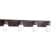 Arroyo Craftsman SLB-4-S Simplicity 4 Light 36 inch Slate Wall Mount Wall Light, Glass Sold Separately photo thumbnail