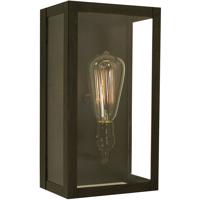 Arroyo Craftsman VIS-12CLR-MB Vintage 1 Light 7 inch Mission Brown Wall Mount Wall Light in Clear photo thumbnail
