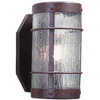 Arroyo Craftsman VS-7NRF-BK Valencia 1 Light 5 inch Satin Black Wall Mount Wall Light in Frosted photo thumbnail