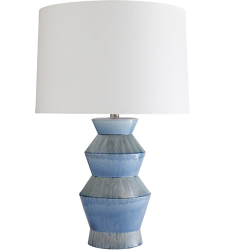 Arteriors 11019 955 Ogden 28 Inch 150, Small Light Blue Table Lamp