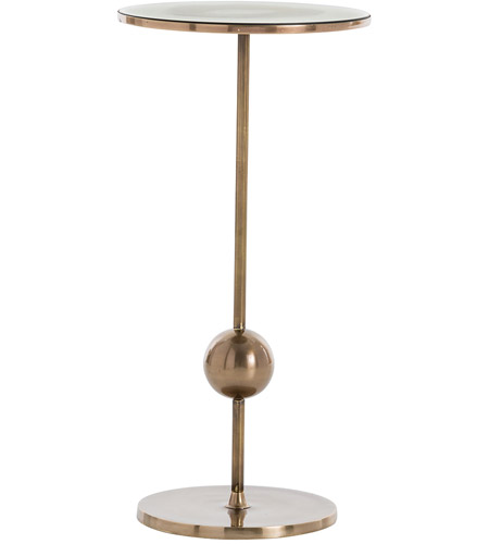 Arteriors 2612 Fulton 10 inch Antique Brass Side Table, Round 2612.d1.jpg