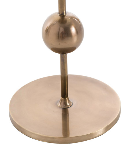 Arteriors 2612 Fulton 10 inch Antique Brass Side Table, Round 2612.d3.jpg