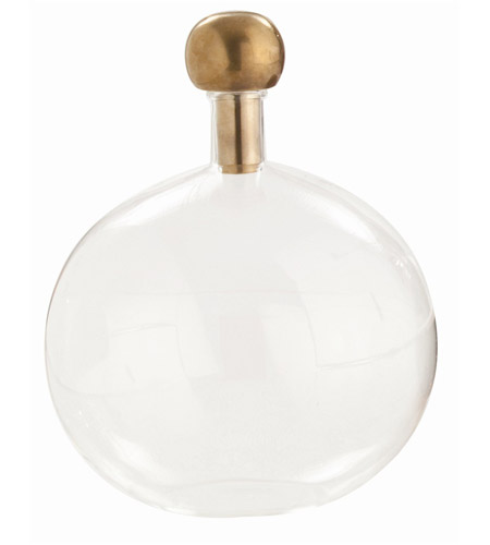 Arteriors 2621 Edgar 11 inch Decanter, with Sphere Stopper