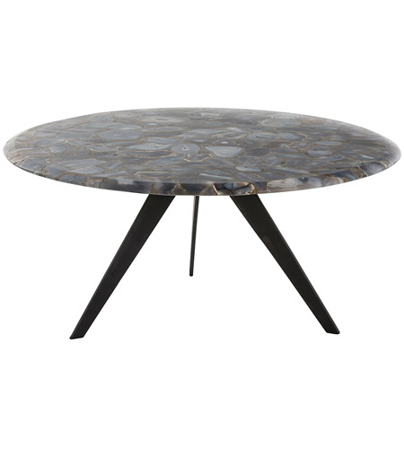 Arteriors 2689 Essex 36 inch Natural Iron/Blue Agate Cocktail Table, Round 2689.d3.jpg