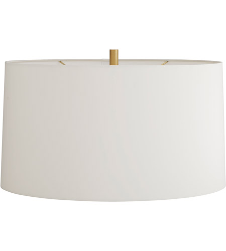 Arteriors 49692-797 Fallan 29 inch 150.00 watt White and Charcoal with Antique Brass Table Lamp Portable Light 49692-797.d6.jpg