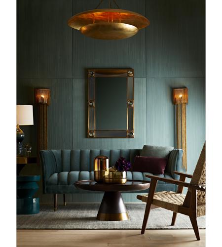 Arteriors 5370 Violi 38 inch Brindle and Antique Brass Cocktail Table 5370.e1.jpg