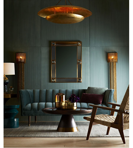 Arteriors 5370 Violi 38 inch Brindle and Antique Brass Cocktail Table 5370.e2.jpg