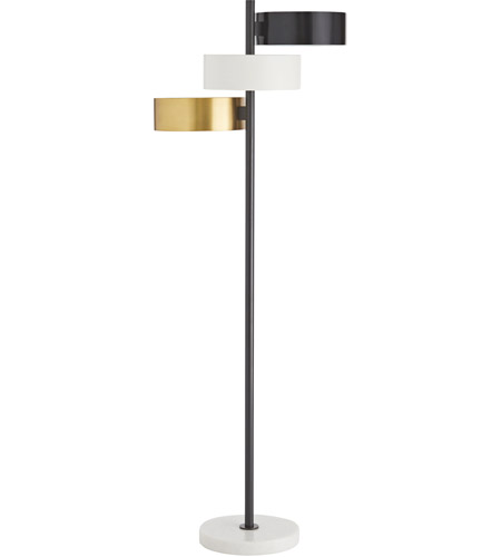 Arteriors 79814 Hutton 59 inch 40.00 watt Bronze Floor Lamp Portable Light