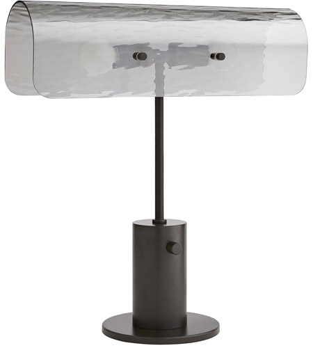 Arteriors DA49010 Bend 18 inch 60.00 watt Blackened Steel Table Lamp Portable Light DA49010.jpg