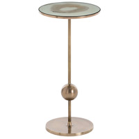 Arteriors 2612 Fulton 10 inch Antique Brass Side Table, Round thumb