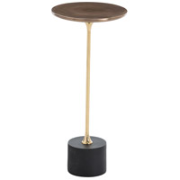Arteriors 2654 Fitz 10 inch Antique Brass/Blackened Iron Side Table, Round 2654.d1.jpg thumb