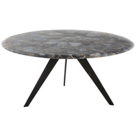 Arteriors 2689 Essex 36 inch Natural Iron/Blue Agate Cocktail Table, Round 2689.d3.jpg thumb