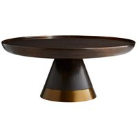 Arteriors 5370 Violi 38 inch Brindle and Antique Brass Cocktail Table photo thumbnail