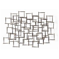 Arteriors 6347 Ecko Natural Iron and Brass Welds Wall Scupture  thumb
