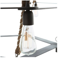 Arteriors 84176 McIntyre 10 Light 56 inch Natural Iron/Jute Wrapped Cord Chandelier Ceiling Light, Two Tiered alternative photo thumbnail
