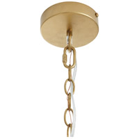 Arteriors 85022 Lilo 3 Light 29 inch White and Antique Brass Chandelier Ceiling Light alternative photo thumbnail