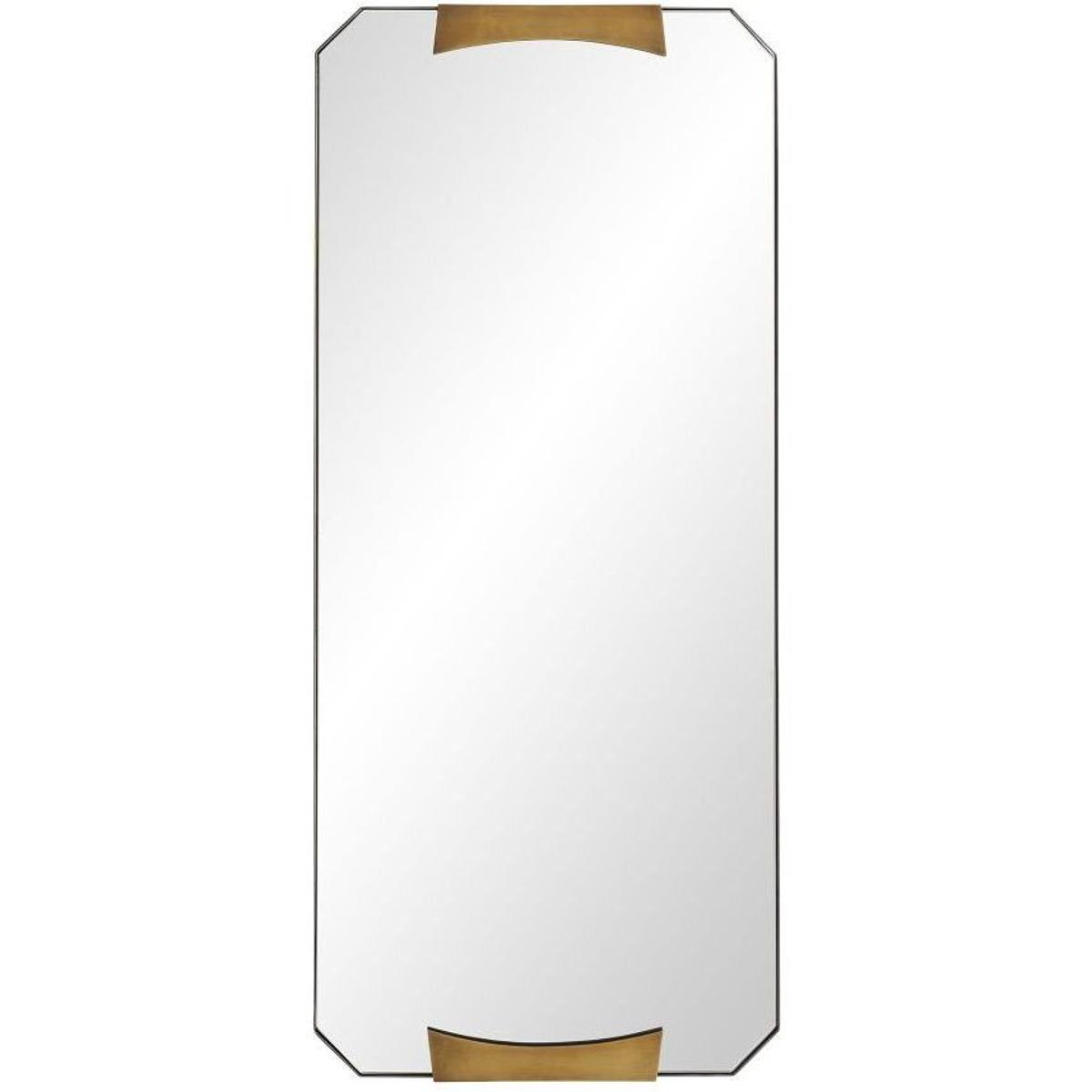 Arteriors 2046 Kris 48.5 X 21 inch Blackened Iron Mirror