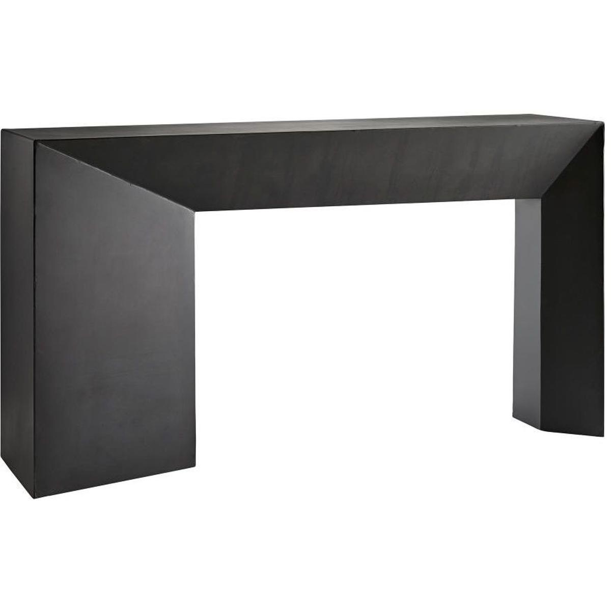 Arteriors 2240 Mckinley 62 inch Blackened Console Table