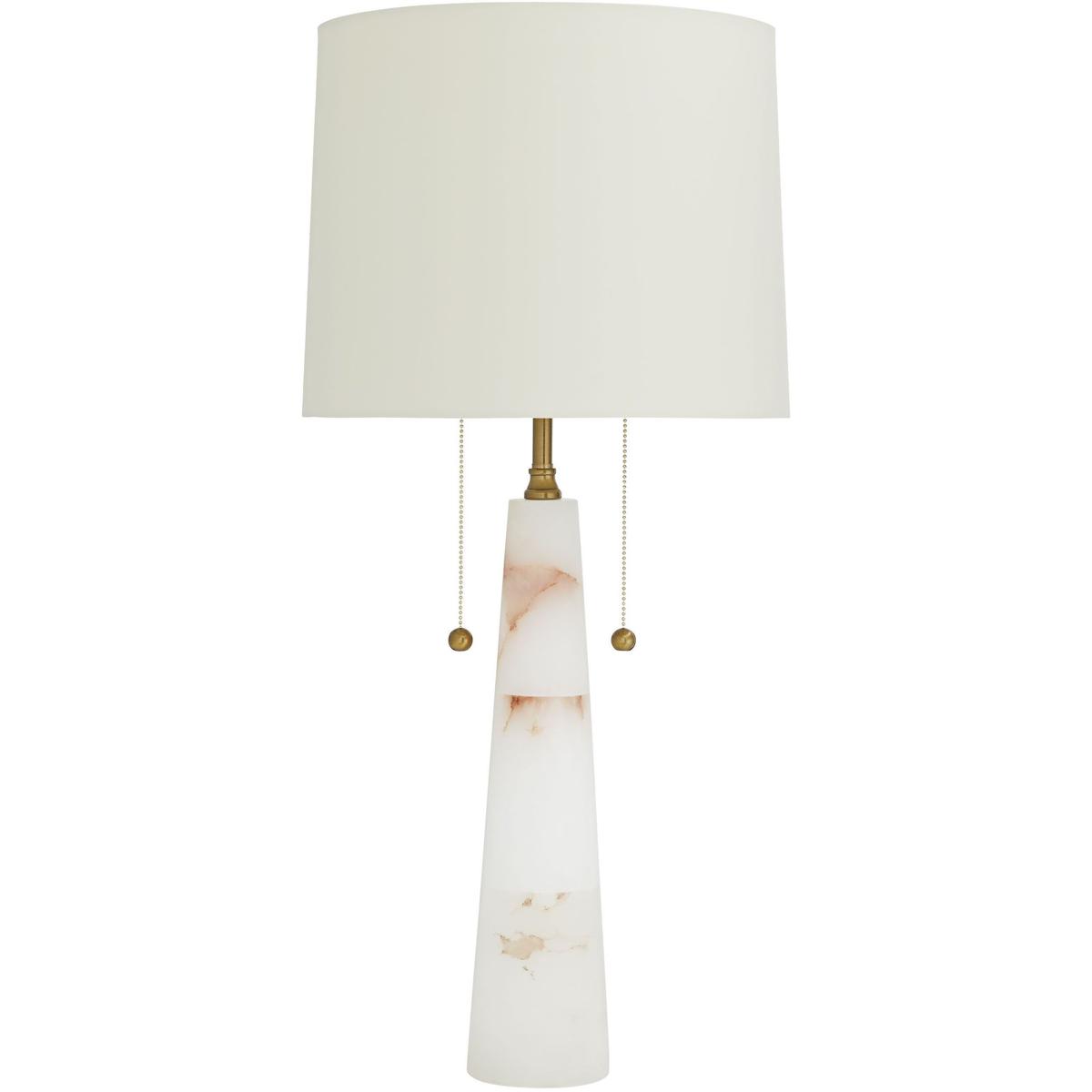 Arteriors Sidney Table Lamp in Natural White  49882590